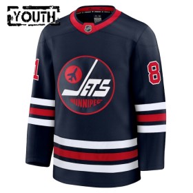 Maillot de Hockey Winnipeg Jets Fanatics Premium Kyle Connor 2024-25 Noir Troisième - Enfant
